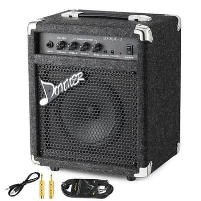 Bass Guitar Amplifier DBA Electric Practice Bass Combo AMP with Cable Power Cord image 2