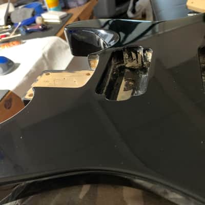 Jackson Dinky Rev Professional 1994 body - Black image 7