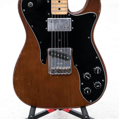 1978 Fender Telecaster Custom with Maple Fretboard in Walnut (Mocha) 7.2lbs image 2
