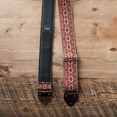Vintage Red 60s/70s Hippie Guitar Strap / Handmade in the UK / Case Candy image 5