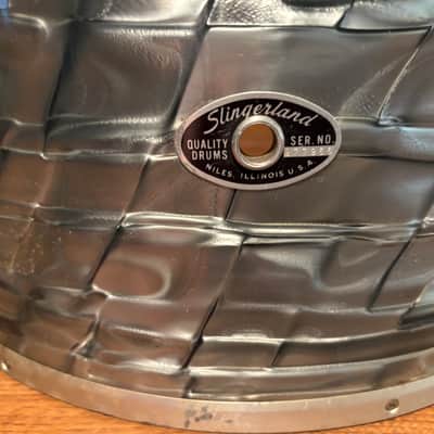 Slingerland Concert Tom Black Diamond Pearl 14x10 image 9
