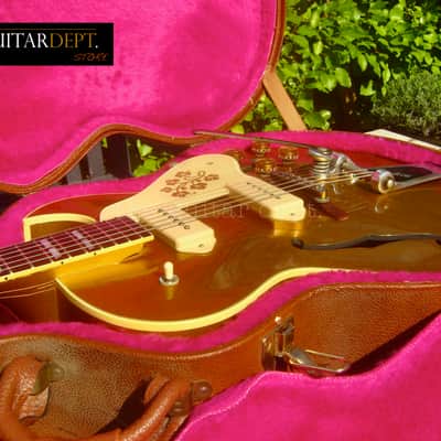 ♚SUBLIME♚ Vintage 1991 GIBSON ES-295 Hollowbody ♚ ALL GOLD ! ♚ P90's !♚ BIGSBY ♚175*335 image 6