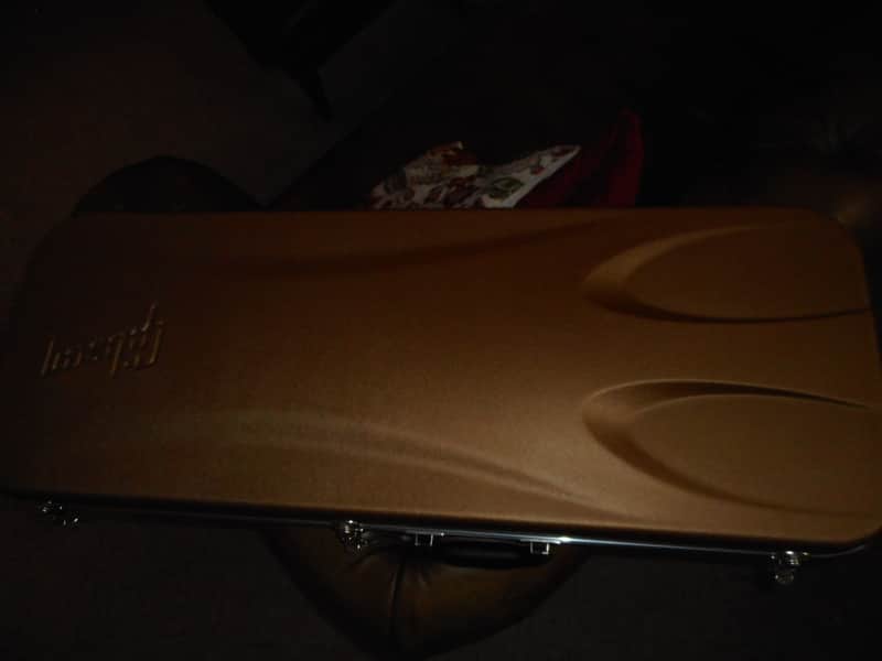 Gibson USA Les Paul HardShell Guitar Case Gold 100th Anniversary Molded SKB Type image 1