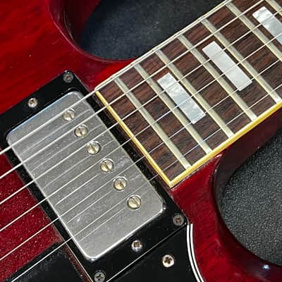1976 Gibson SG Standard Cherry red with case image 4