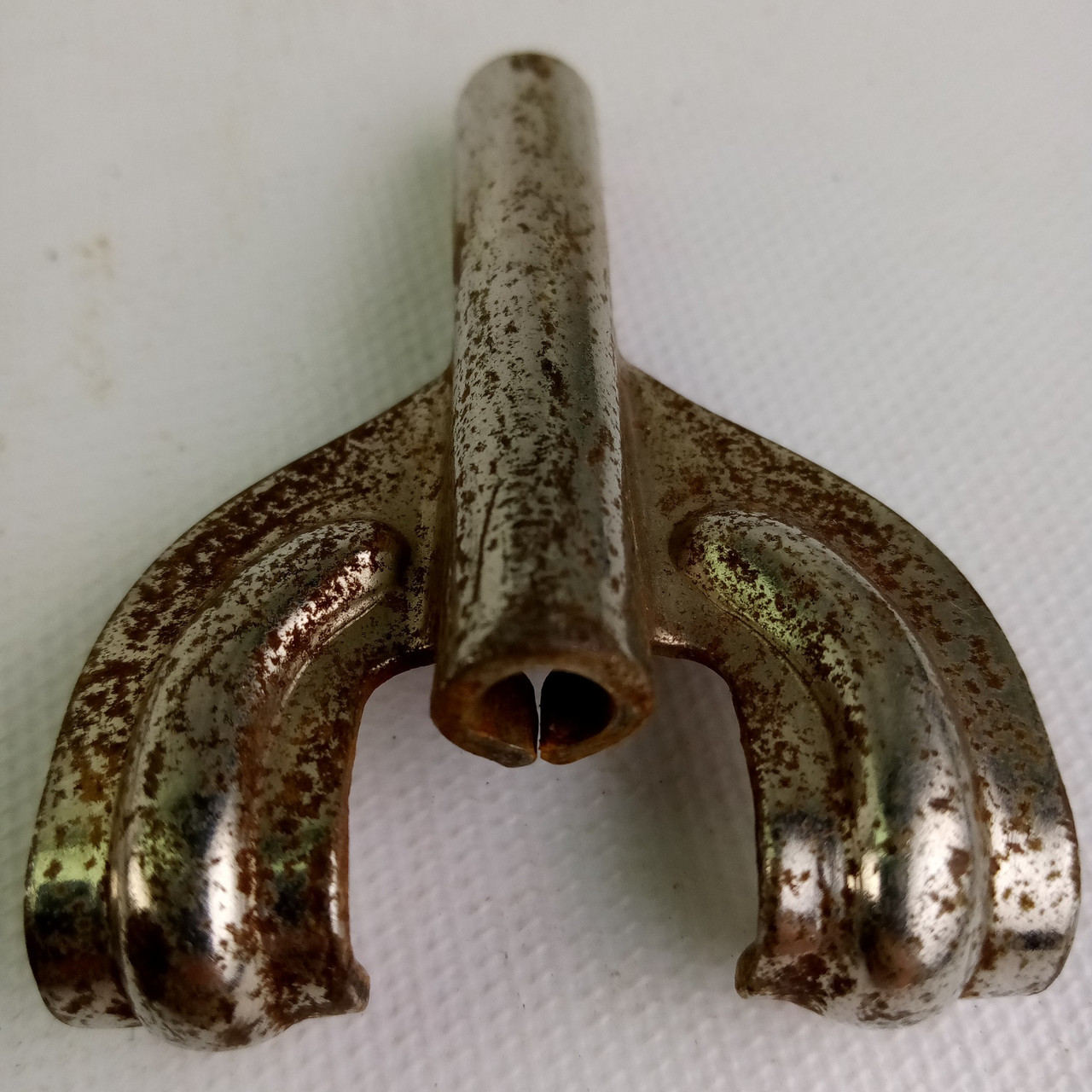 Gretsch Drum T-Rod Claw Broadkaster Snare/Bass Round Badge Nickel Vintage40s USA — main photograph