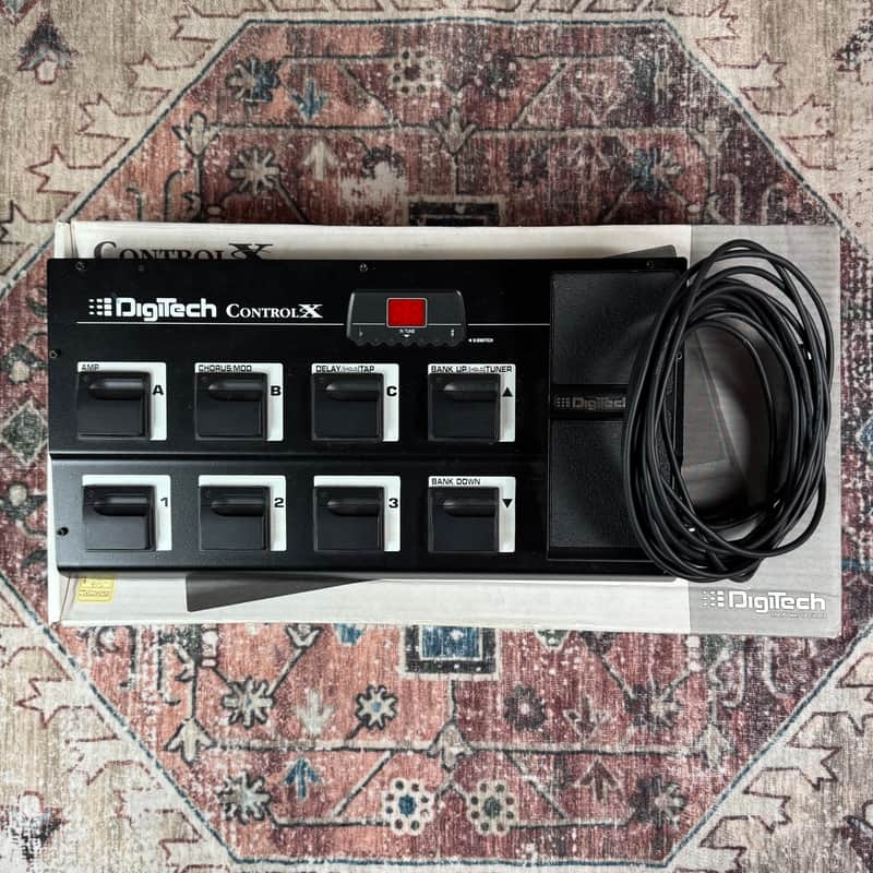 2001 DigiTech Control X Foot Controller Vintage Made In USA MIDI Footswitch W/ Original Box Cable & Manual! image 1