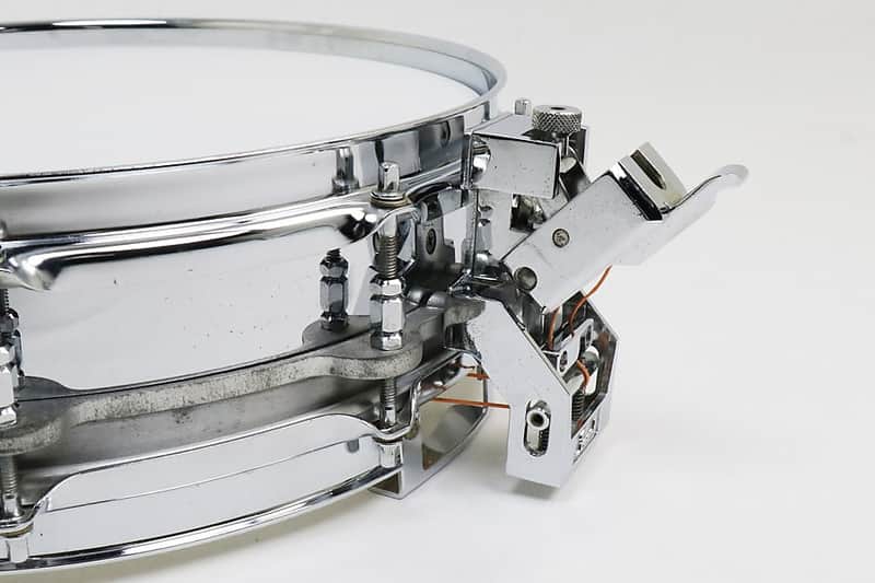 Pearl S-814P Free-Floating Steel 14x3.5" Piccolo Snare Drum (1st Gen) 1985 - 1991 image 3