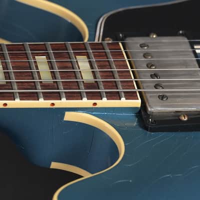 Gibson ES-335 1964 M2M Murphy Lab Heavy Aged Pelham Blue #121320 image 5