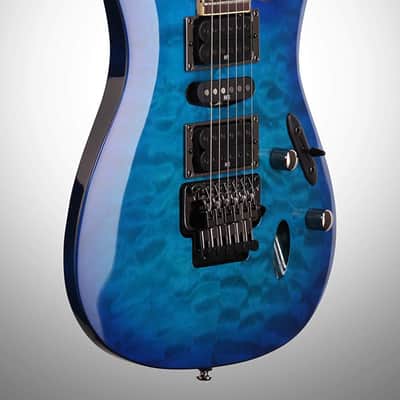 Ibanez S670QM S Series Electric Guitar Sapphire Blue image 4