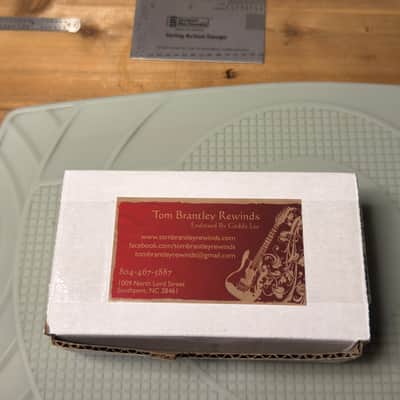 Tom Brantley Rewinds Geddy Lee Jazz Bass Pickup Set – 7.55k / 7.93k – Excellent image 7