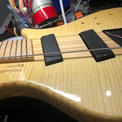 Impossible@bass™ ‎בְּצַלְאֵל Impossible@Headless Fanfret (V5) 6 strings with Bartolini + GhostFire Bullet 3.0 padded  Super Thick GigBag - Safe Shipping image 11
