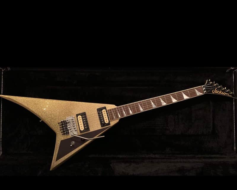 Jackson  Rhoads 30th Anniversary Number “1” of 30  Gold Metal Flake image 1
