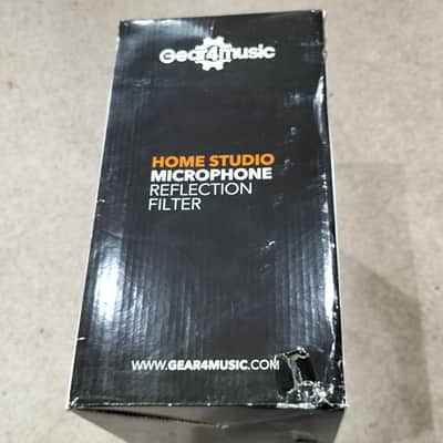 Gear4music Home Studio Microphone Reflection Filter 2020 - Silver image 6