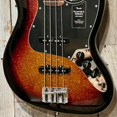 NEW Fender Player II Jazz Bass - Sparkle 3-Color Sunburst, Ships Super Fast With A Professional Set Up! image 4