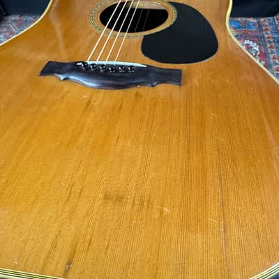 *Video* Yamaki Custom Folk No 125 Dreadnought w/Vintage Hard Shell Case. - 1970's image 21