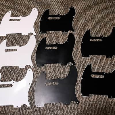 Telecaster pickguard collection, various brands image 1