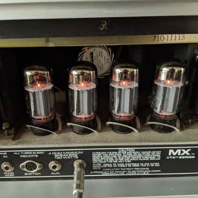 Peavey VTX MX Tube Amp Head In Factory Flight Case Powers Up, Tubes Glow, Fan Runs, No Sound image 10