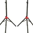 Fender 0699018000 Compact Speaker Stands with Bag, Black