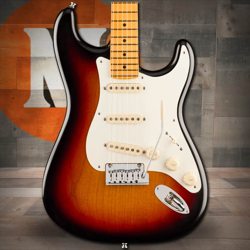 Fender American Ultra Luxe Vintage '50s Stratocaster Maple Fingerboard - 3-Color Sunburst image 1