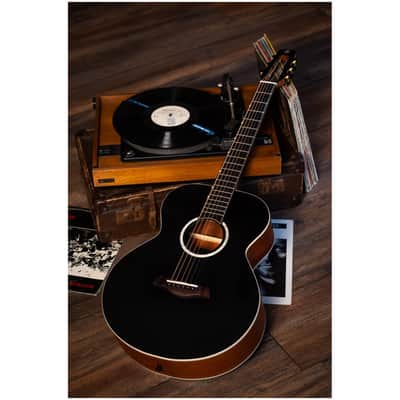Flight PIXI BK Solid Spruce Top Mahogany Neck 6-String Acoustic Travel Guitar w/Gig Bag image 15