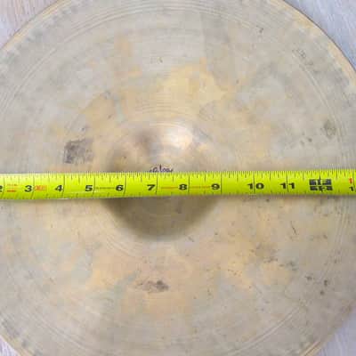 14" Zildjian A Paper-Thin Hihat Cymbal - Vintage 1950s image 4