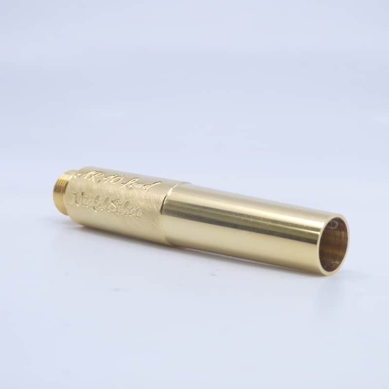 AR Resonance 40 Lead NIckel Silver Trumpet Backbore - Gold Plate image 1