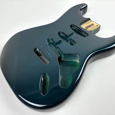 DiMarzio Strat Body – Trans Green w/ Box 80s image 5