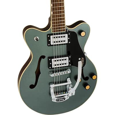 Gretsch G2655T Streamliner Center Block Jr. Double-Cut Guitar with Bigsby, Laurel Fingerboard, Gunmetal TGF33 image 2