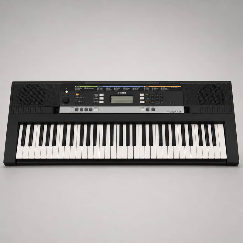 Yamaha PSR-E243 61-Key Digital Keyboard — Working — USB MIDI — 153 Voices — Lesson Mode — 2013 image 1
