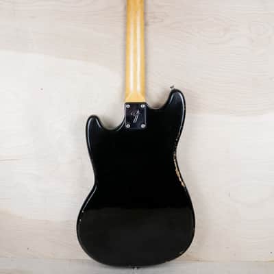 Fender Musicmaster Bass 1977 Black Vintage USA w/ Gig Bag image 4