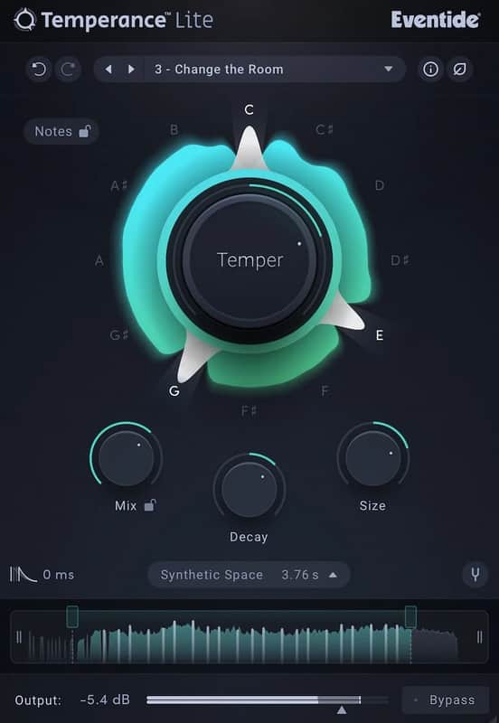 Temperance Lite (Download) <br>The World’s Most Musical Reverb image 1