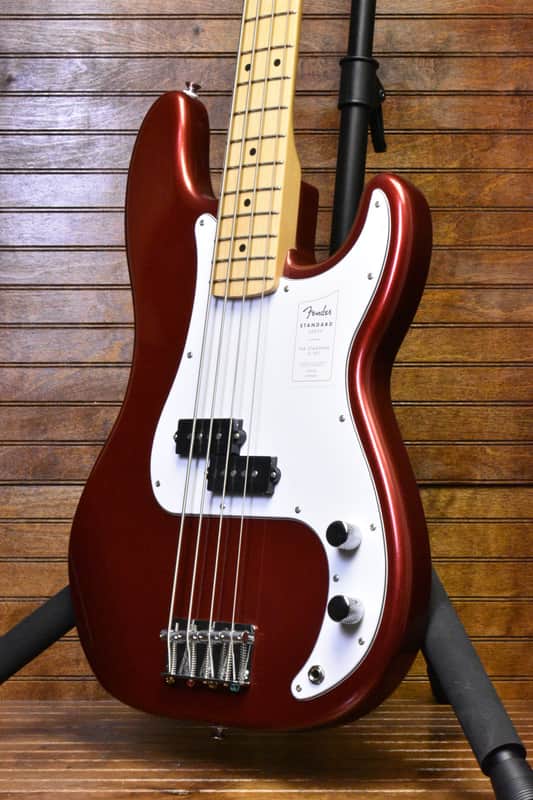 The Fender Standard Precision Bass®, Candy Apple Red image 1