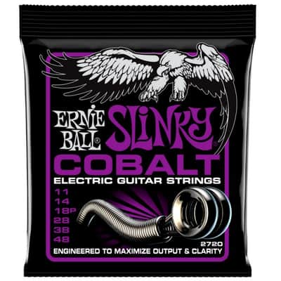 ERNIE BALL 2720 Slinky Cobalt Power 11-48 Saiten für E-Gitarre image 1