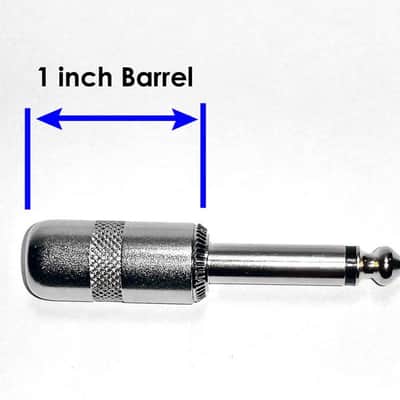 12" Castline Silver Mogami 2319 Guitar Pedal Board Effects Switcher Patch Cable 1/4 TS Low Profile and Short Barrel Connectors image 3