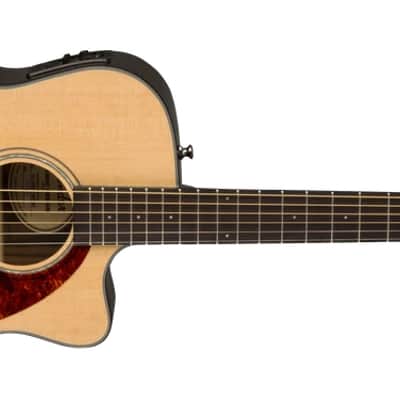 Fender Classic Design CC-140SCE Concert Natural Electro Acoustic Guitar & Case image 3