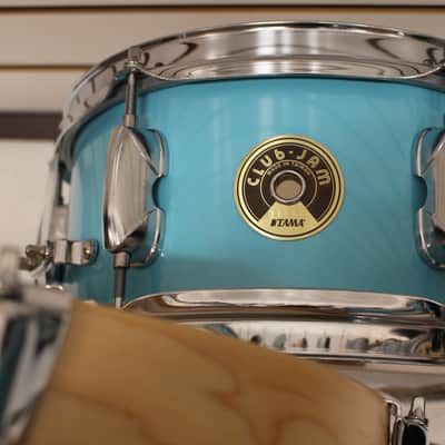 Tama LJK44S Club-Jam Flyer 4 Piece Drums Set Aqua Blue image 7