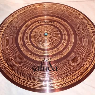 Saluda PROTOTYPE DARK THIN HAND HAMMERED 19" RIDE CRASH CYMBAL 2024 - RARE CUSTOM DESIGN image 1