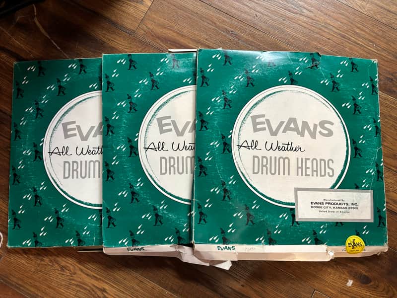 Evans Set of Three Uno 58 1000 (14" Drumhead) image 1