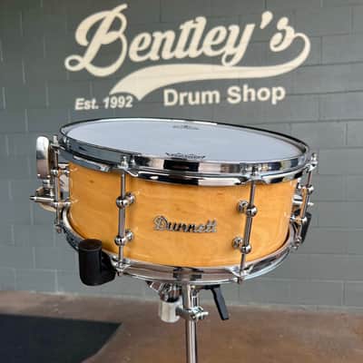 Dunnett Monoply Sycamore 5x14" Snare Drum in High Gloss w/Case image 6