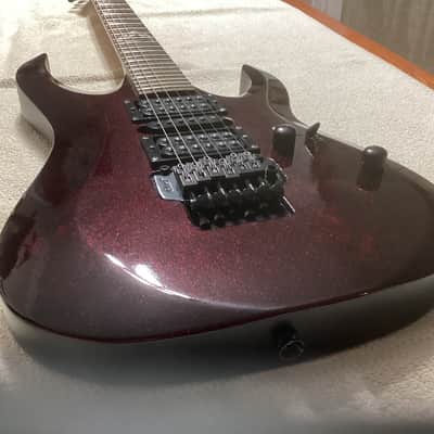 Cort X-6 VPR 90’s - Red/Crimson Snakeskin image 7