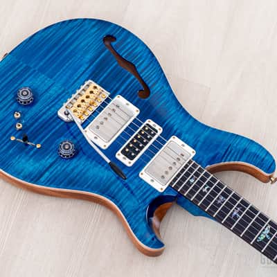 2023 Paul Reed Smith Wood Library Special 22 Semi-Hollow 10 Top Aquamarine w/ Case, Tags image 7
