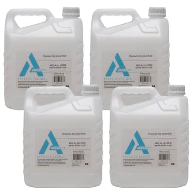 Elation Professional APS-4L Atmosity APS Snow Machine Fluid (4) 4 Liter Bottles image 1