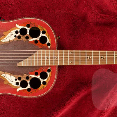 Ovation Adamas 1687GT-2 Deep Bowl Reverse Red Burst 2022 image 2