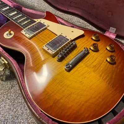 2020 Gibson Custom Shop '58 Les Paul Standard Reissue - Washed Cherry Sunburst VOS - R8 image 5
