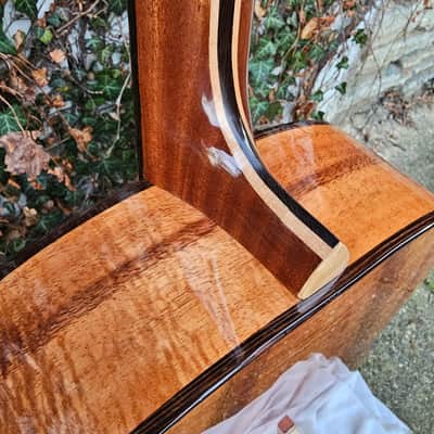 Wilhelm Guitars Curly Koa, Curly Sinker Redwood Small Jumbo Acoustic Guitar image 21