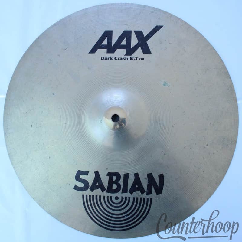 *Sabian 16" AAX Dark Crash 980g Thin Cymbal B20 Brilliant Finish AA-X Canada* image 1
