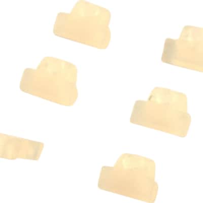 Kluson USA Saddle Set Of 6 For Nonwired ABR-1 Tune-O-Matic Bridges Nylon