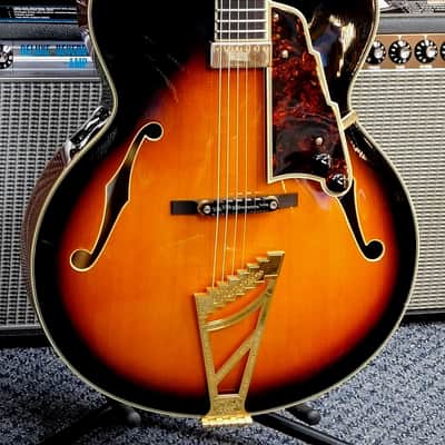2016 D'Angelico Excel EXL-1 Hollowbody Electric Guitar w/Case! Dark Iced Tea Burst! VERY NICE!!! image 3