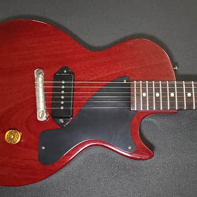 1955 Gibson Les Paul Junior Cherry; Factory Kalamazoo Refin w/Case image 5