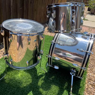 Ludwig Stainless Steel Big Beat 1970s image 8